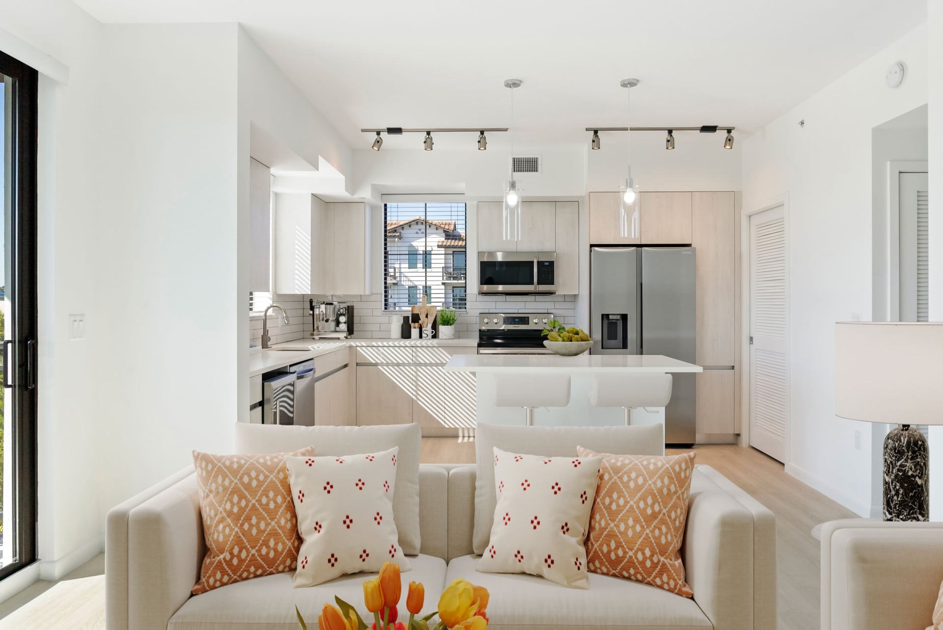 Open concept apartment homes at Casa Mara